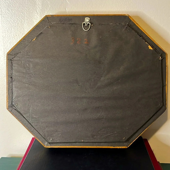 Fragonard Limoges Victorian Courting Scene Porcelain Plaque Shadowbox Gold frame - Picture 7 of 7